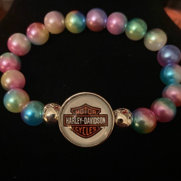 Harley-Davidson Jewelry - - HD Rainbow Beaded Bracelet